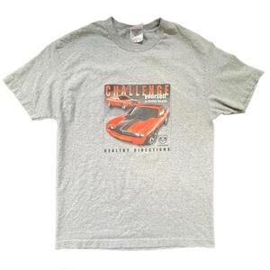 VTG Daytona × NASCAR Murina Tag Dodge Challenger Muscle Car TShirt - L